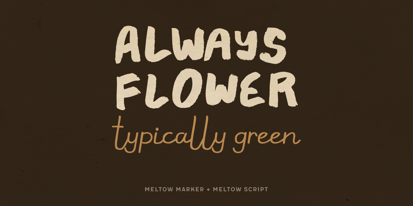 Example font Meltow #9